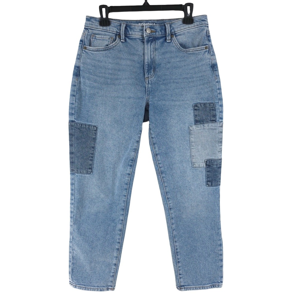 Sonoma Boyfriend Patchwork Jeans